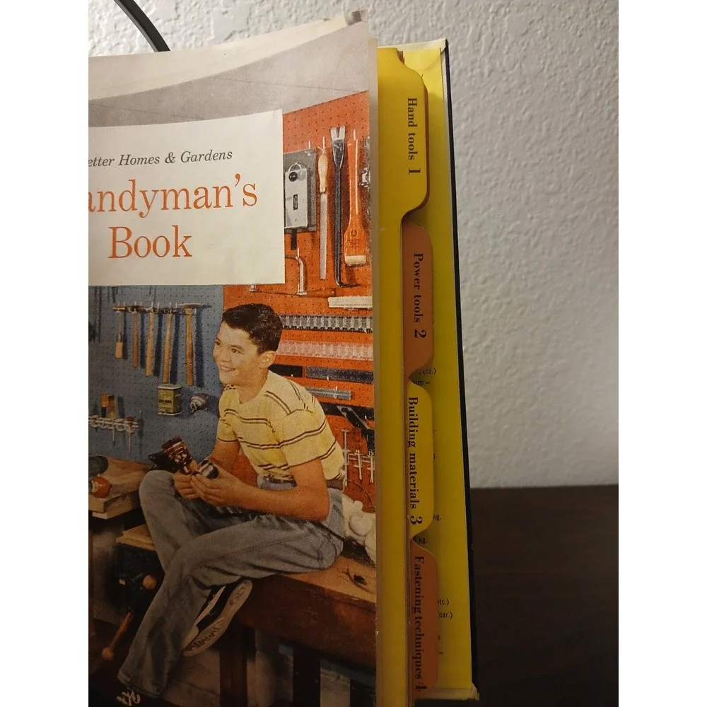 Vintage Better Homes and Gardens - Handyman's Book 5 Ring Binder 1957 5th Ed #13